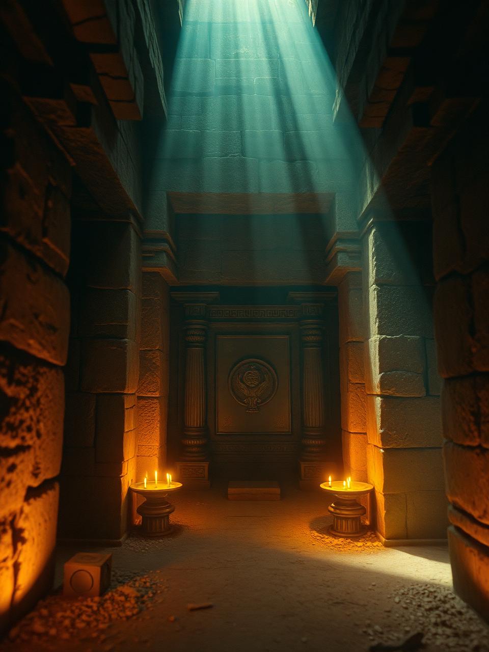 The Treasure — Chambers of gold beneath the stone.